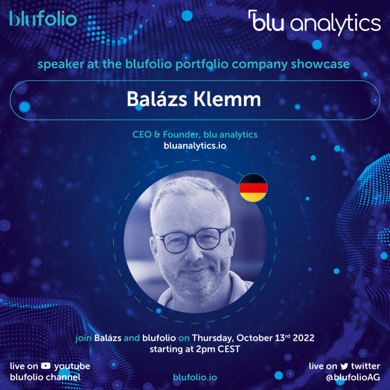 Introducing confirmed speaker from Blu Analytics : Balàzs Klemm